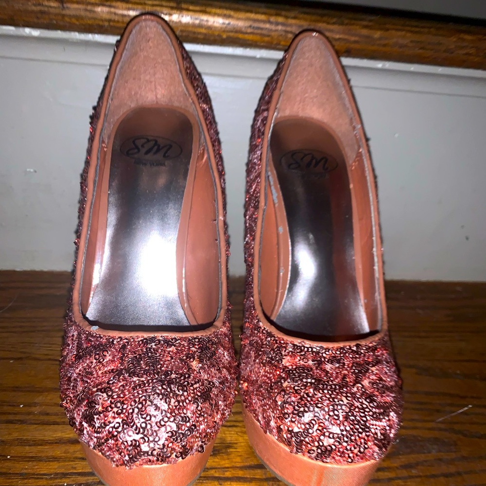 Rose pink heels